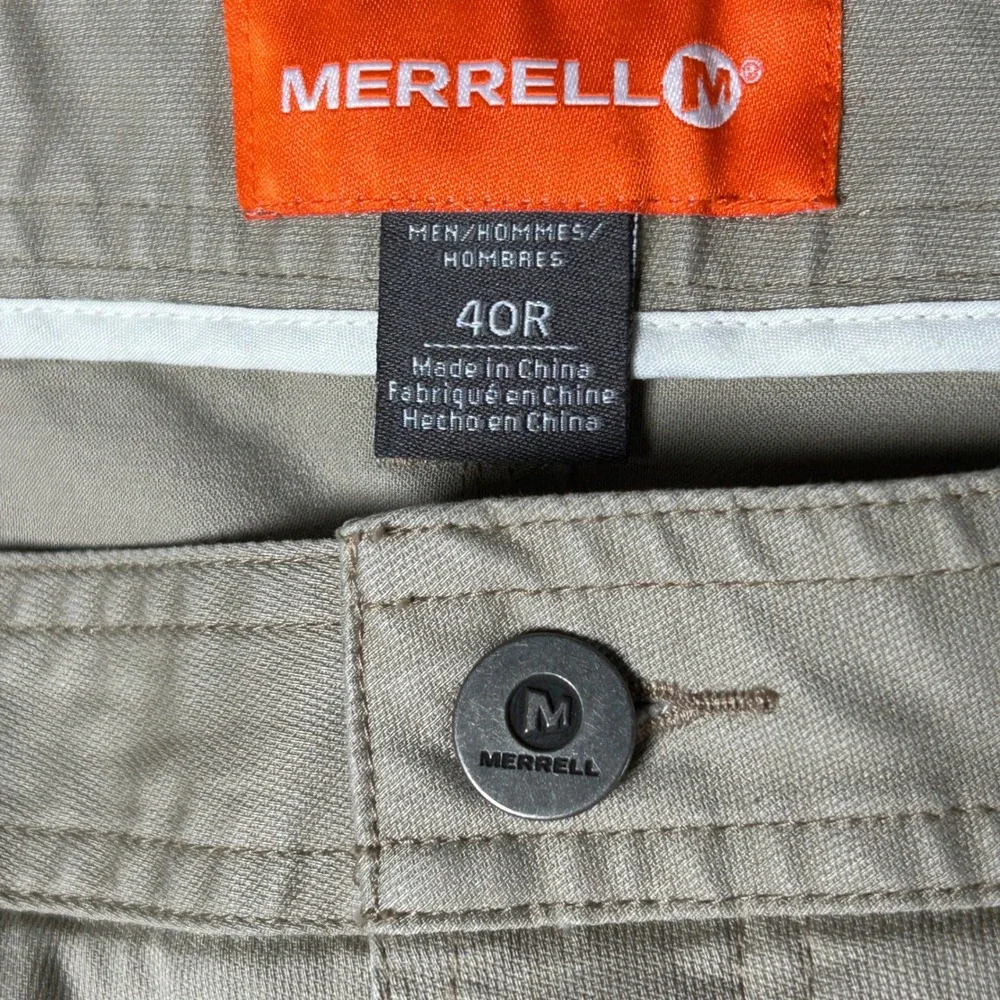 Merrell Articulus Pant Mens 40L Castlerock Khaki Outdoor Hiking Trousers